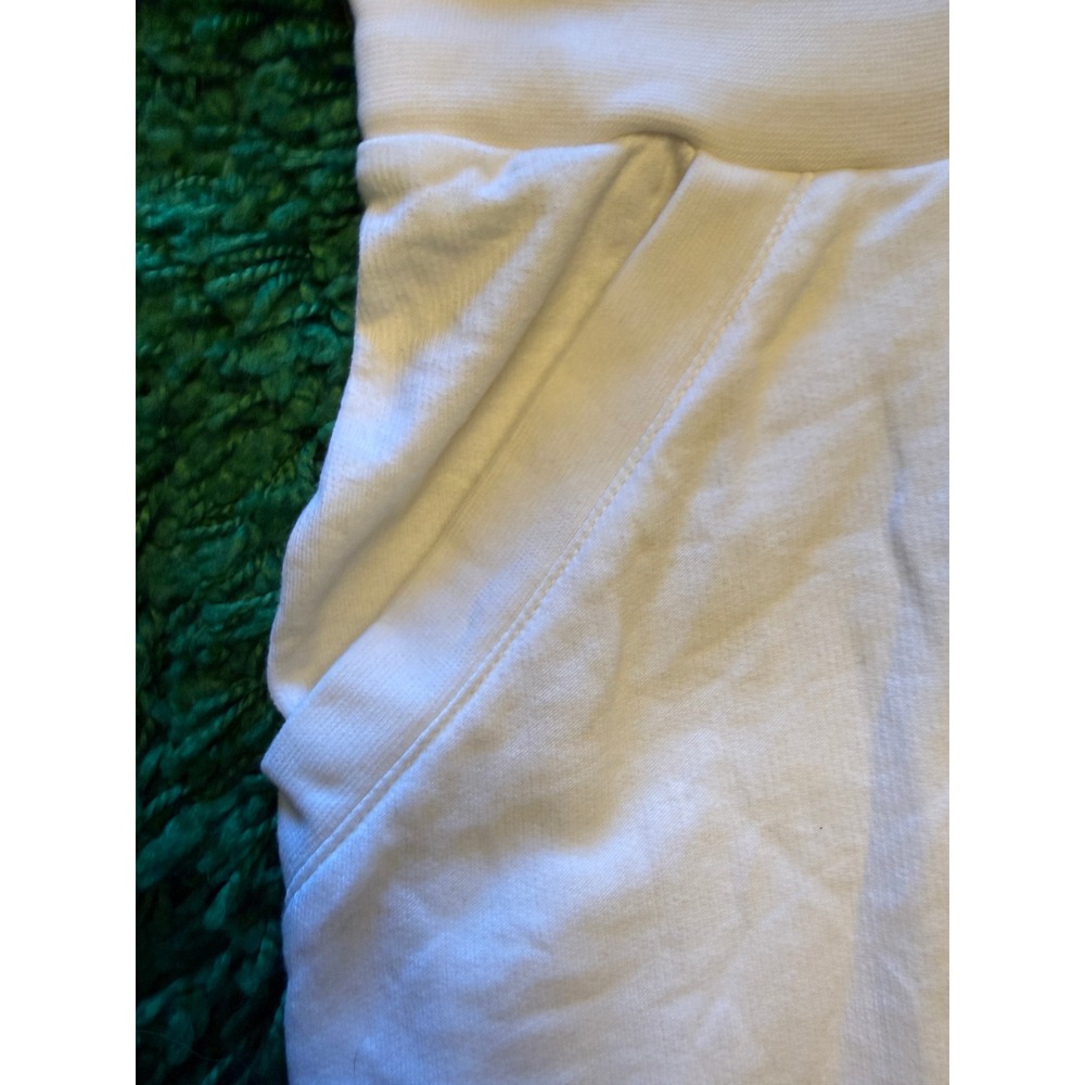 Lacoste T-Shirt Dress Womens 36 White Good V-Neck Drawstring Waist Pocket Logo - Picture 6 of 9